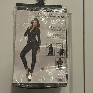 Leg Avenue Zipper Front Catsuit Costume Size Medium New with Tags